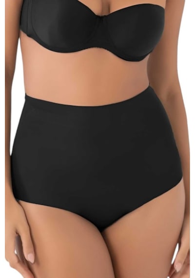 Uniquetrenders Kadın Lazer Kesim Ve Toparlayıcı Slip Külot Korse Siyah