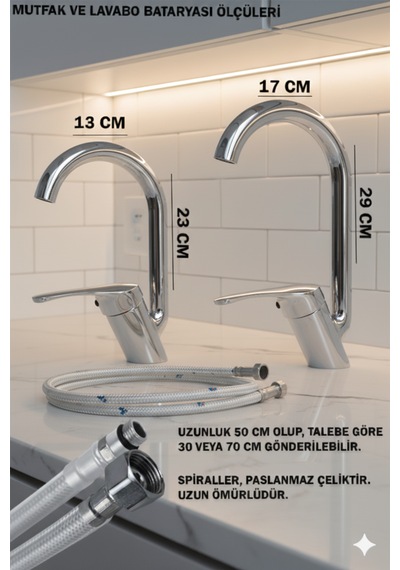 6901 Mutfak Lavabo Banyo Bataryaları Robot Duş Seti Aksesuarlar Siyah Beyaz Gold Krom Renkler Krom