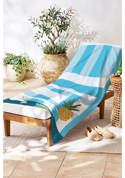 Ananas Kokteyl Temalı Ekose Plaj Havlusu - Tropikal Modern Mavi Beyaz Hızlı Kuruyan Mikrofiber Havlu Yağmur Mercan Ananas Kokteyl Temalı Ekose Plaj Havlusu - Tropikal Modern Mavi Beyaz Hızlı Kuruyan Mikrofiber Havlu Yağmur Mercan