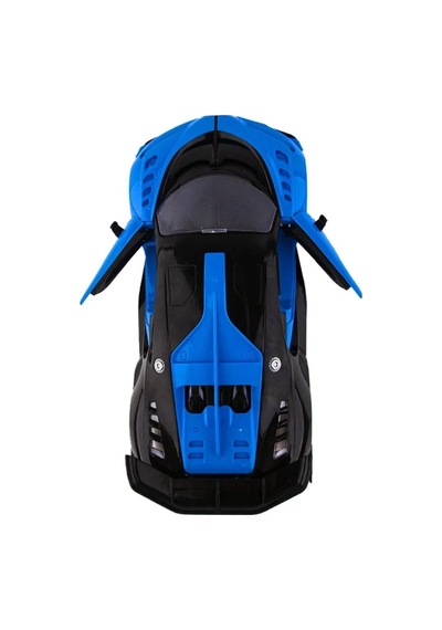 Bugatti Tasarımlı 1:14 Ölçekli 5 Kanal Uzaktan Kumandalı Şarjlı Spor Model Yarış Arabası Mavi