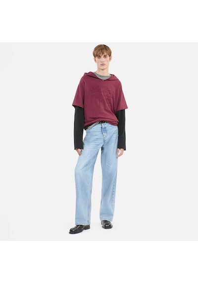 The Kooples Erkek Bordo T-shirt