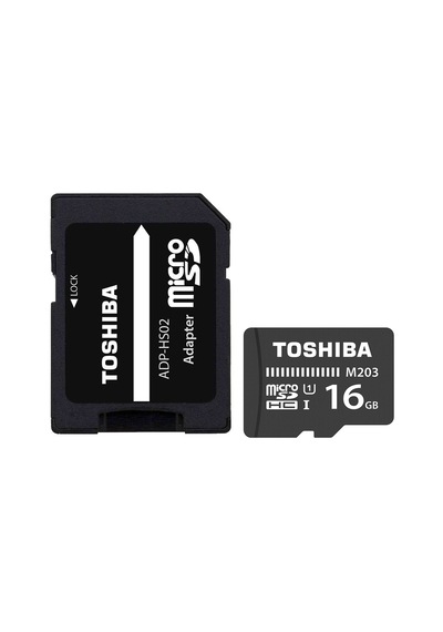 Toshiba High Speed M203 THN-M203K0160EA 16 GB MicroSDCH Class 10 UHS-I Hafıza Kartı + Adaptör