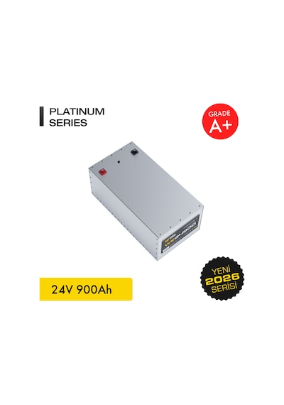 Werer Energy 24V 900Ah LiFePO4 Platinum Series Bluetooth'lu Lityum Demir Fosfat Akü