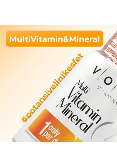 Multivitamin & Mineral 30 Kapsül 11 Vitamin, 9 Mineral Takviye Edici Gıda