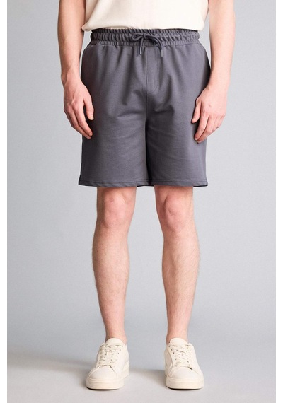 Defacto Regular Fıt Sweatshirt Kumaşı Şort W1105az26smar58 Antrasit-ar58