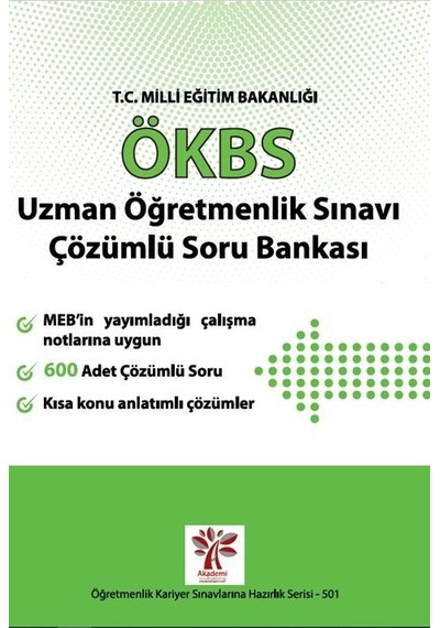 ÖKBS Uzman Öğretmenlik Sınavı Çözümlü Soru Bankası- Akademi Consulting