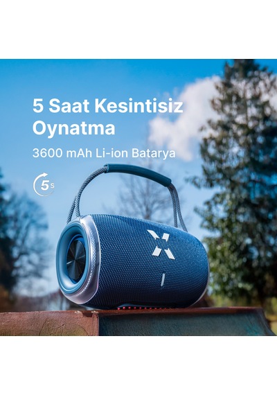 Xenon Smart Kablosuz Bluetooth Hoparlör  Rgb Işıklı 20w Tws X6701