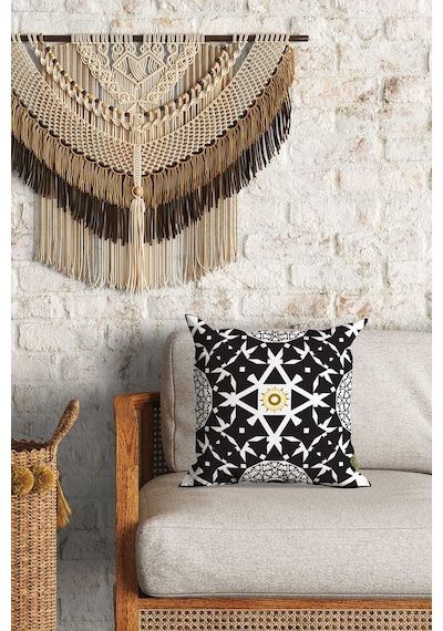 Modern Galaksi Desenli Çift Yön Dijital Baskılı Dekoratif Kırlent Kılıfı Yastık Kılıfı 39x39cm Çok Renkli