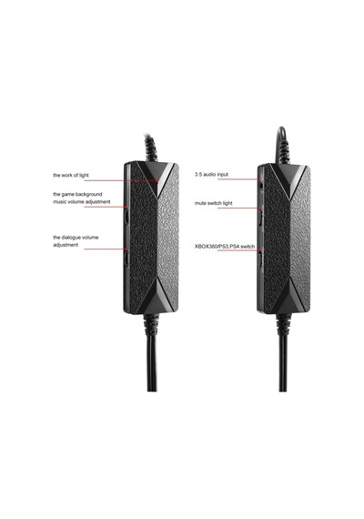 PS4 Xbox Ps3 Pc Gaming Kulaklık Dobe Multi Function Headphones