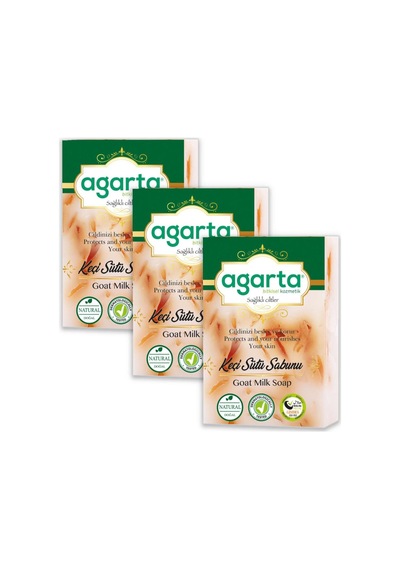 Agarta El Yapımı Doğal Keçi Sütü Sabunu 3 x 150 G