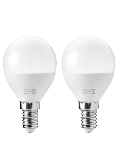 Ikea Solhetta Led Ampul E14 Opal Beyaz 806 Lm 2 Li Paket
