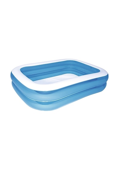Bestway 12819 Büyük Boy Dikdörtgen Şişme Aile Havuzu 211x132x46cm Çok Renkli