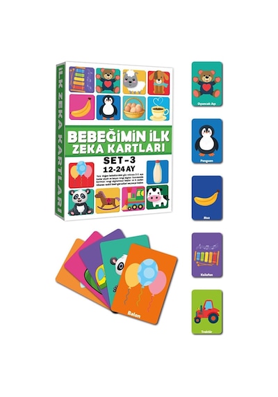 Erken Eğitim Zeka Kartı 12-24 Ay Set 3