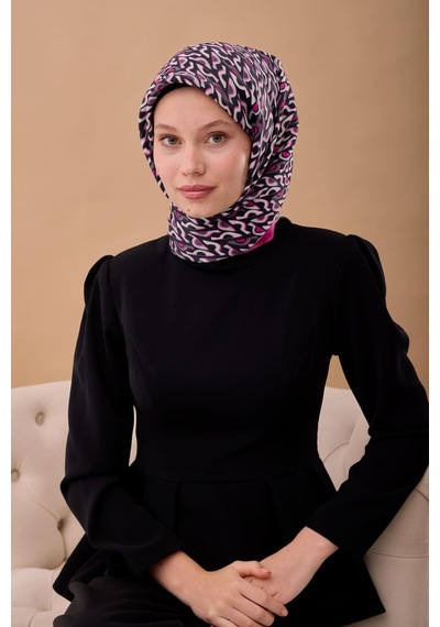 Silk Home Aura Eşarp 140006-01 Pembe, Siyah, Beyaz, Füme