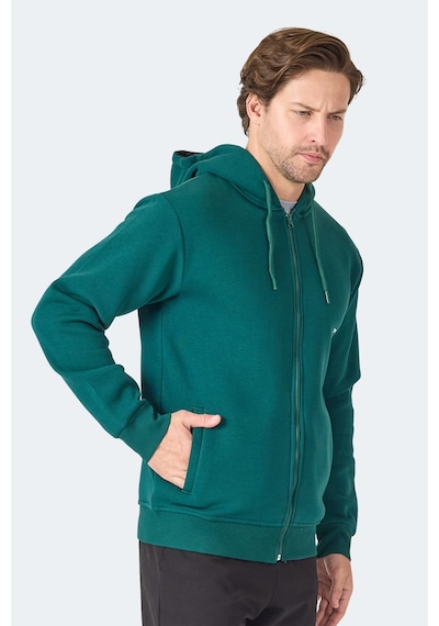 Slazenger Majestıc I Erkek Koyu Yeşil Sweatshirt Koyu Yeşil