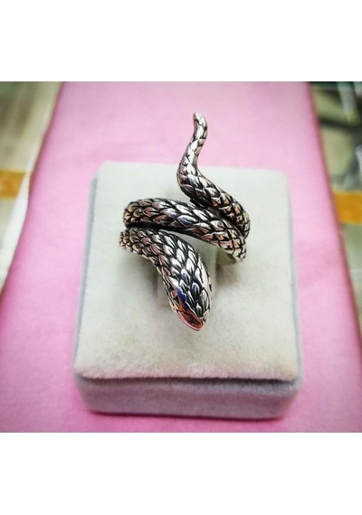Oriental Kuyumculuk Jewellery Gümüş Yılan Yüzük Gümüş