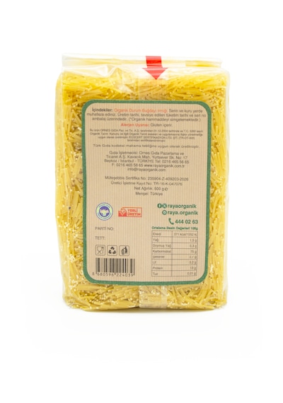 Organik Tel Şehriye 500 G
