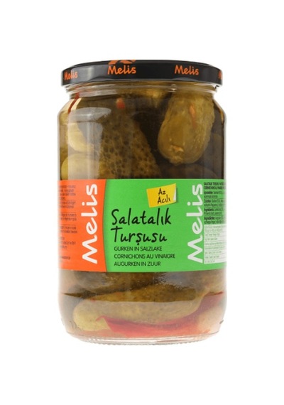 Melis Az Acılı Salatalık Turşusu 680 G
