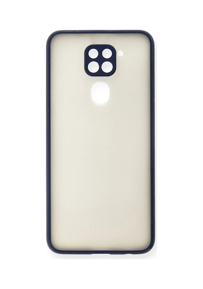 Xiaomi Redmi Note 9 Kılıf Montreal Silikon Kapak - Lacivert 0.2M-Çok Renkli