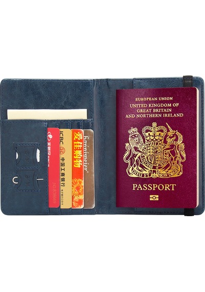 Ayt Sunup Sn-26344 Pasaport Kılıfı Kadın Erkek Unisex Siyah
