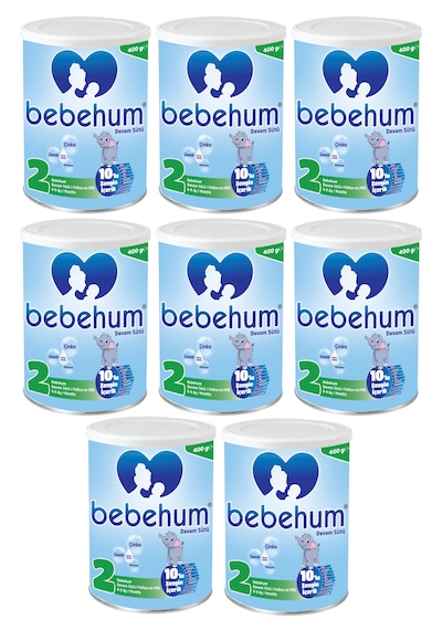 Bebehum 2 Numara Teneke Devam Sütü 6-9 Ay 400 gr x 8 Adet