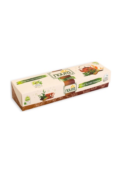 Noura Natural Bardak Poşet Tarçınlı Siyah Çay 25'li