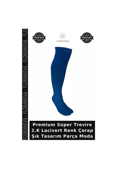 Floranova Premium Süper Trevire 2.k Lacivert Renk Çorap Şık Tasarım Parça Moda Diğer