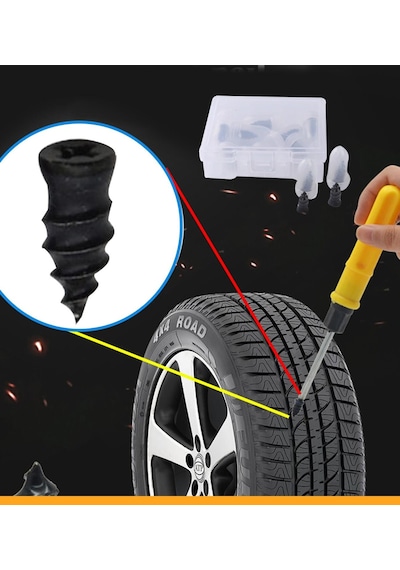 3B Trend Lastik Tamir Vidası Kauçuk Vida Lastik Teker Otomobil Araba