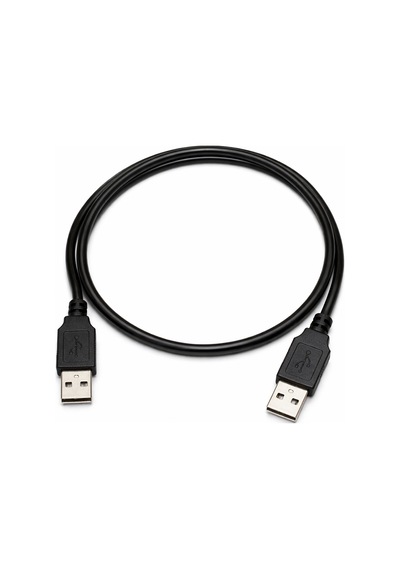 Schitec Usb-a To Usb-a Veri Ve Şarj Kablosu Erkek/erkek Siyah
