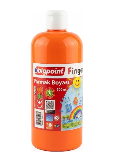 Bigpoint Parmak Boyası 500 Gram Turuncu Diğer