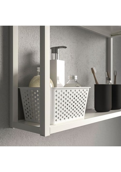 Ikea Plogsvang Sepet, Beyaz, 15x20x10 Cm