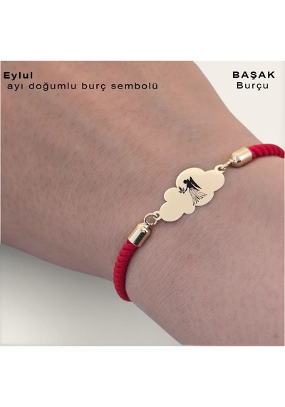 Archin Başak Burçlarına 14 Ayar Altın Plakalı Bulut Figürlü Kırmızı Örgü İpli Hediye Bileklik-364burç Başak Archin Başak Burçlarına 14 Ayar Altın Plakalı Bulut Figürlü Kırmızı Örgü İpli Hediye Bileklik-364burç Başak