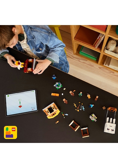 LEGO® Minecraft® Hortlak Balon Köy Saldırısı 21273 - 10 Yaş ve Üzeri Çocuklar için Yaratıcı Oyuncak Yapım Seti (555 Parça)