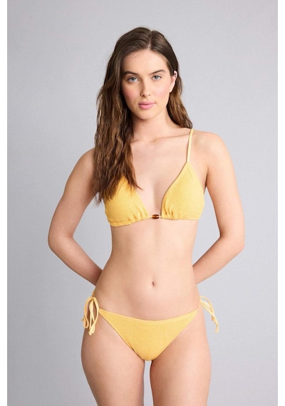 Defacto Regular Fit Bürümcük Bikini Üstü-fall İn Love E0205ax25smyl106 Sarı