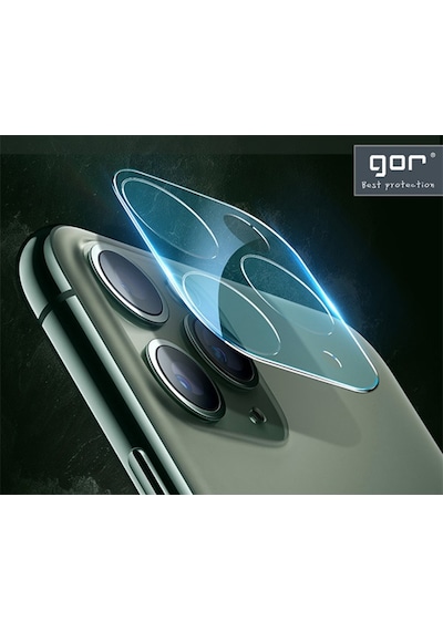 Gor Apple Uyumlu iPhone 11 6.1 Inch 2019 Tempered Kamera Koruma Cam 2Adet S