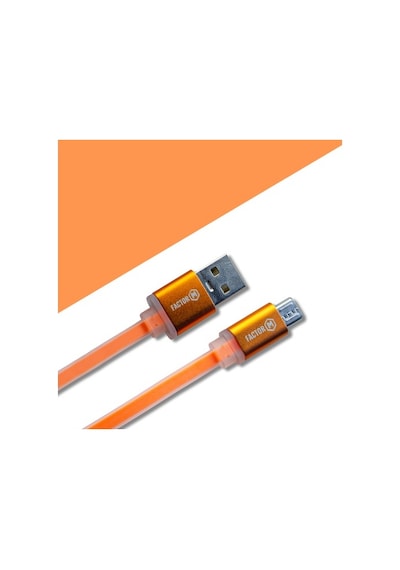 Factor-M Mıcro Data Kablo 3A 1.20M Turuncu Fm-3A120Mt