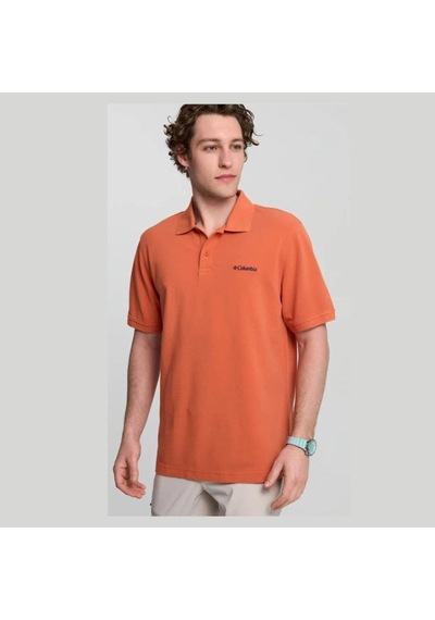 Columbia M Cascade Range Solid Polo Erkek Outdoor Tişört Cs0214 Turuncu
