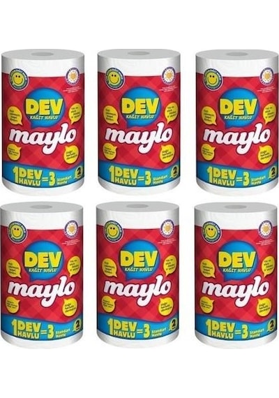 Dev Kağıt Havlu 6'lı Paket