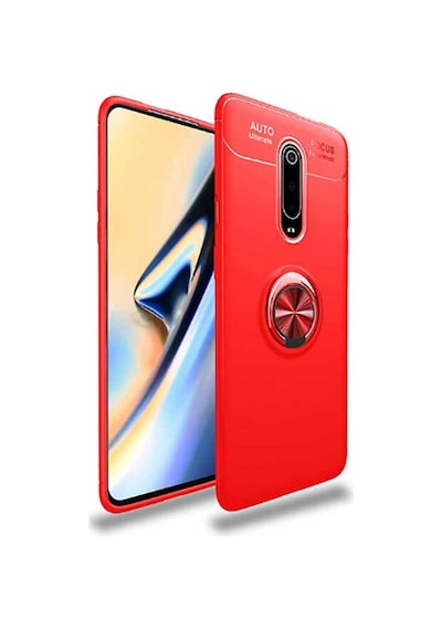 Xiaomi Mi 9t Kılıf Zore Ravel Silikon Kapak Kırmızı