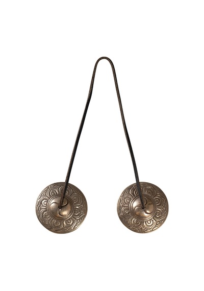 Sela 7,5cm Çaplı Tingsha Zilleri Zimbeln Lotus Setın1