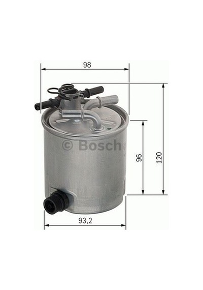 BOSCH 09864B2011 F026402019 YAKIT FİLTRESİ DACIA LOGAN- LOGAN MCV