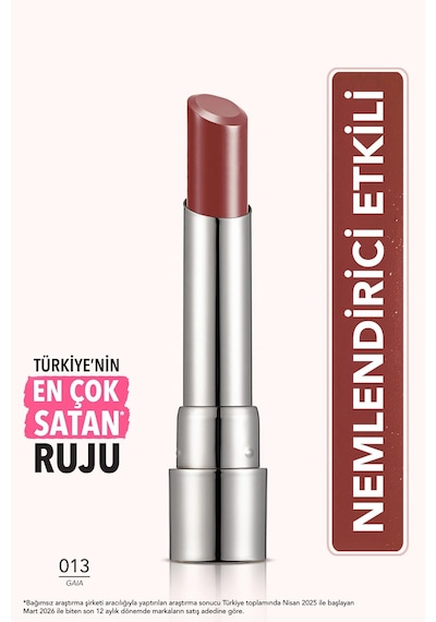 Flormar Nemlendirici Parlak Ruj (MORUMSU PEMBE) - Sheer Up Sls. - 013 Gaia - 8682536012119