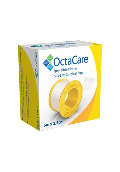 Octacare İpek Flaster 5 M x 2.5 CM