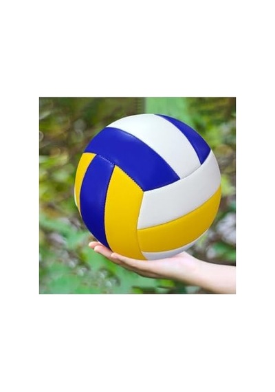 Öğretici Voleybol Topu - Sarı Beyaz Soft Touch, Tek Ebat, Tycae0d4974dbb3a80, Karışık Açık Gri