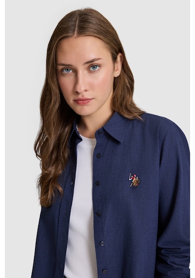 U.S. Polo Assn. U.s. Polo Assn. Kadın Lacivert Gömlek Basic 50320204-vr033