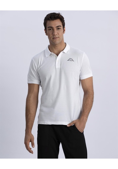 Kappa Logo Maltax 2 MSS Erkek Regular Fit Polo Yaka Tişört Beyaz