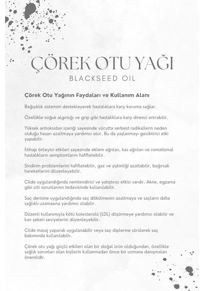 Beauty Voice Katkısız Susam + Çörek Otu Yağı 2'li