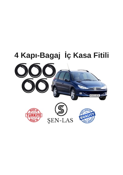 Peugeot 206 Station Wagon Şen-las 4 Kapı + Bagaj Fitili Şl14111