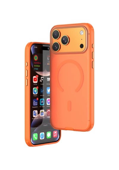 Joko İphone 18 Pro Max/17 Pro Max Mim Magsafe Kapak - Turuncu