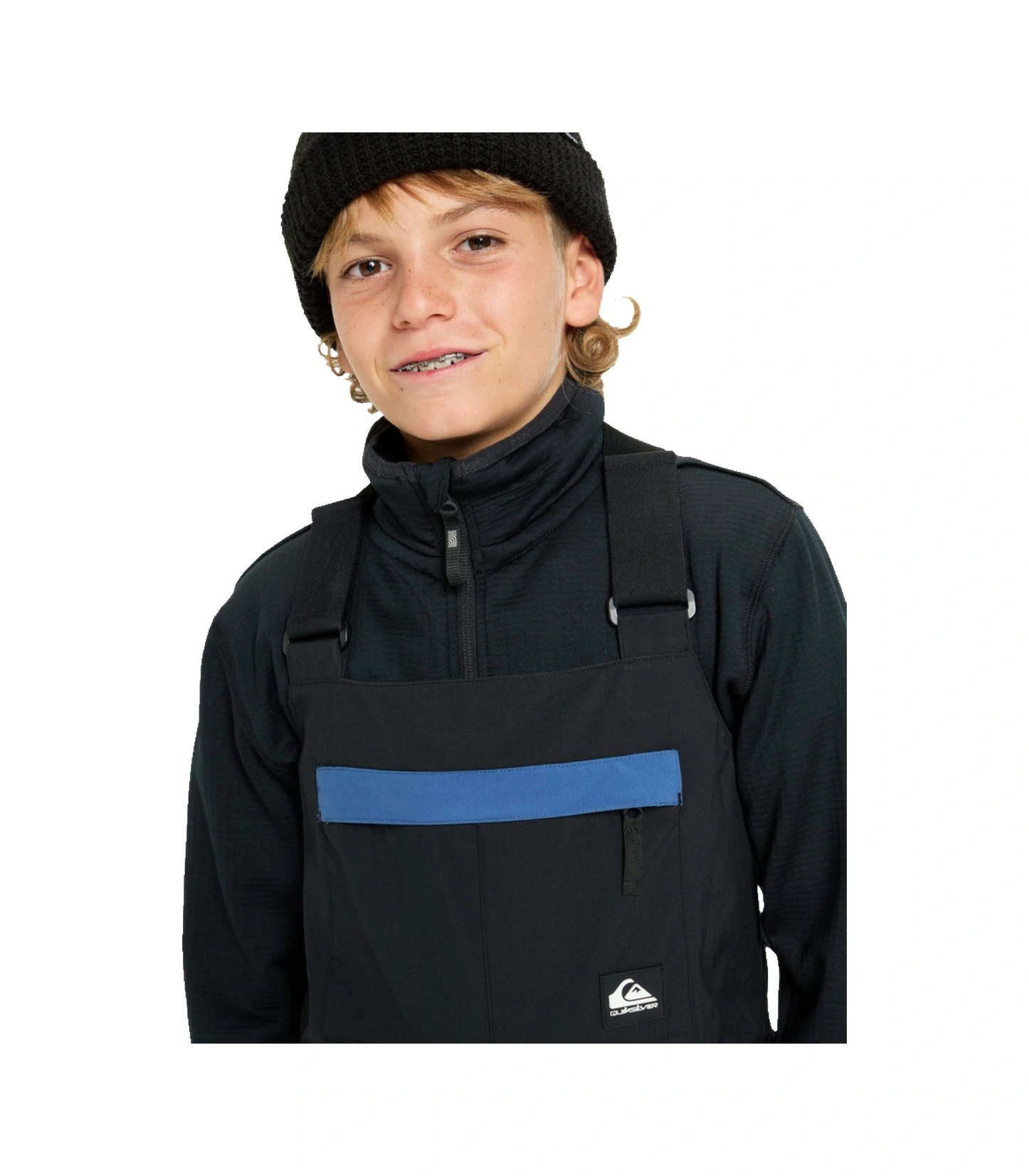 Quıksılver Quiksilver Mash Up Youth Bib Erkek Çocuk Siyah Snowboard Pantolonu 11793 Siyah